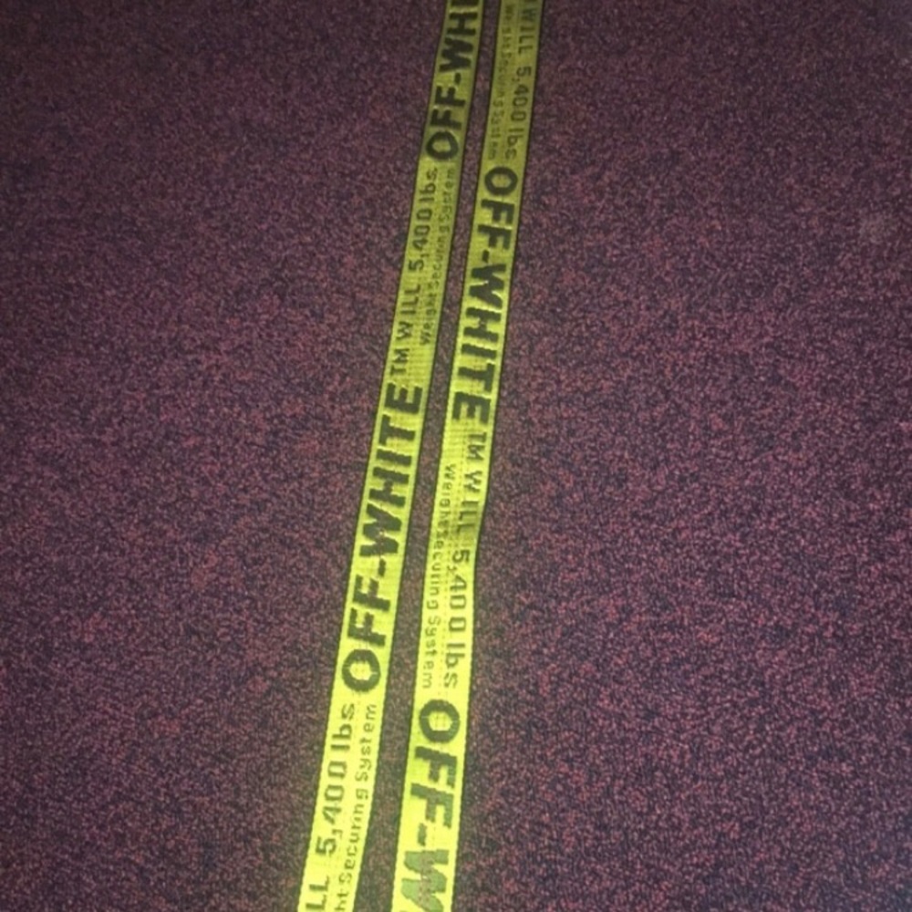 Authentic off white belt